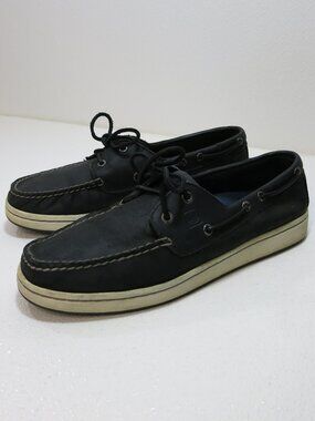 Sperry Top-Sider Drak Gray Nubuck Leather Men's Footwear Casual Deck Shoes 11 M